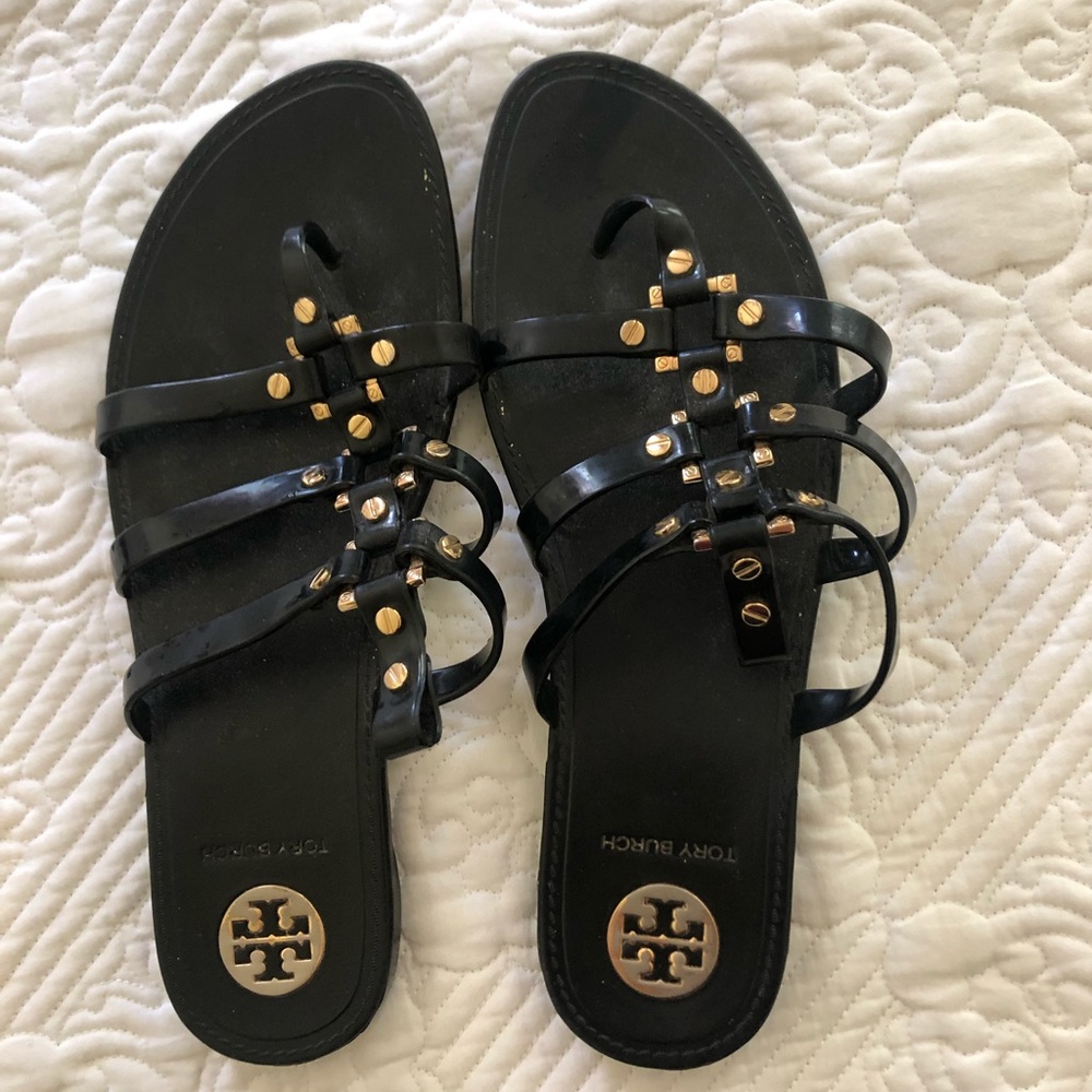 Black Tory Burch sandals